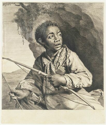 Portrait d'un jeune homme noir