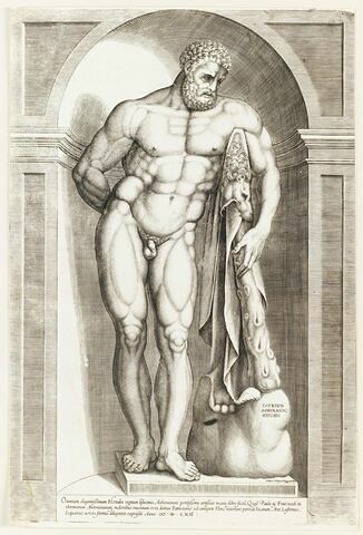 Statue antique d'Hercule Farnèse, image 1/1