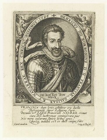 Henri IV, dans un ovale avec attributs, image 1/1