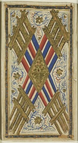 Carte à jouer : huit de bâtons, image 1/1