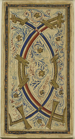Carte à jouer : trois d'épées, image 1/1