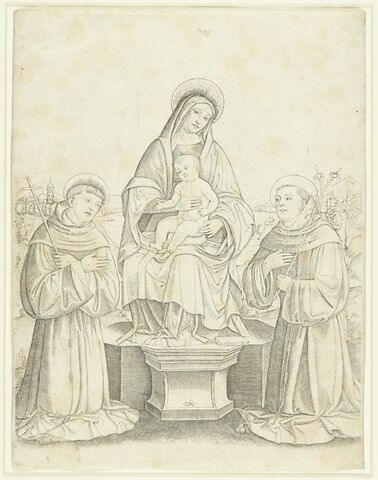 La Vierge avec l'enfant Jésus et deux saints, image 1/1
