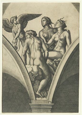Cupidon et les trois grâces