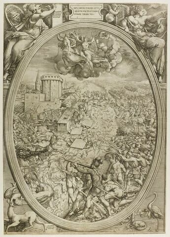 L'armée de l'empereur Charles V traversant l'Elbe, image 1/1