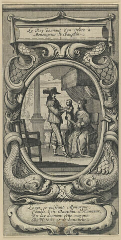 Pièce relative à la naissance du dauphin, image 1/1