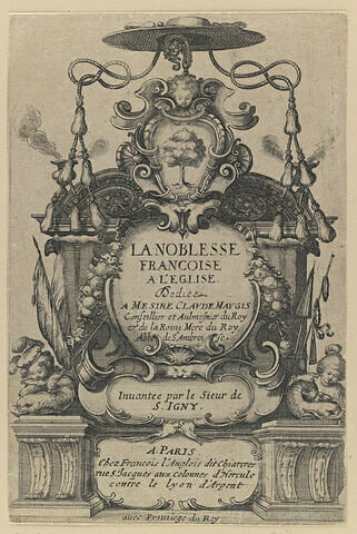 La noblesse face à l'église (titre), image 1/1