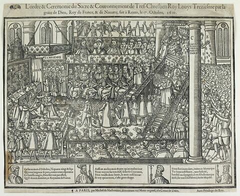 L'ordre et cérémonie du sacre et couronnement du très chrétien roy Louis treizième, image 1/1