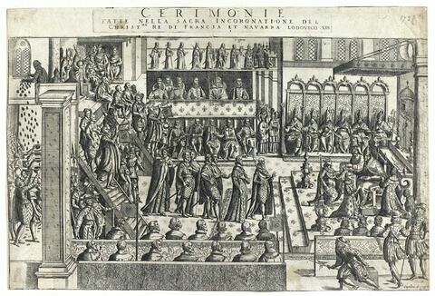 Cérémonie du sacre et du couronnement de Louis XIII, image 1/1