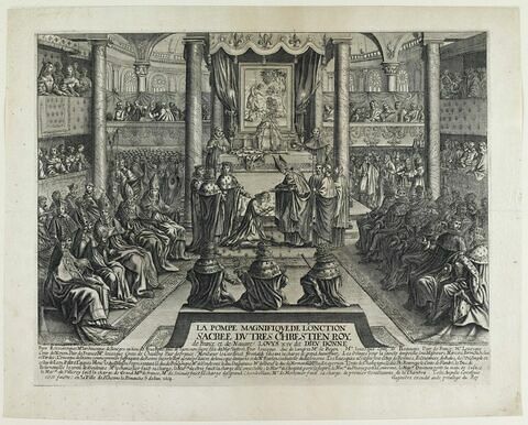 La pompe magnifique de l'onction sacrée du très chrétien Roy Louis XIV