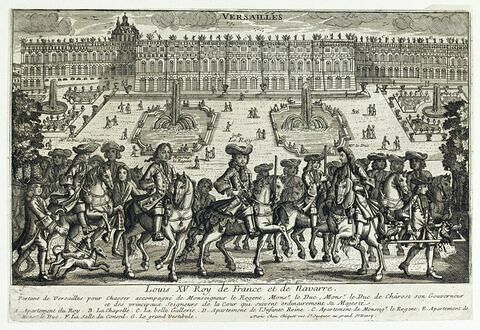 Louis XV partant pour la chasse
