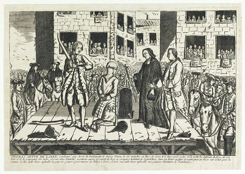 Exécution d'Arthur de Lally 1766