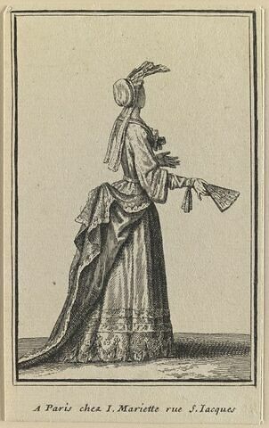 Costumes d'hommes et de femmes de l'époque Louis XIV, image 1/1