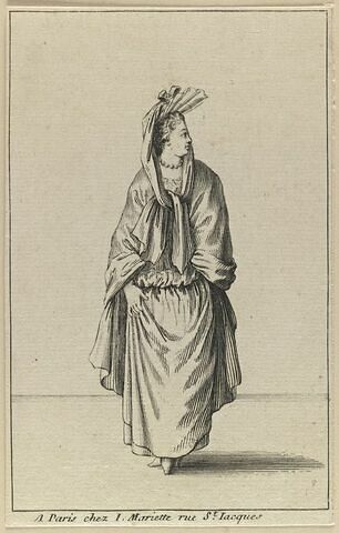 Costumes d'hommes et de femmes de l'époque Louis XIV