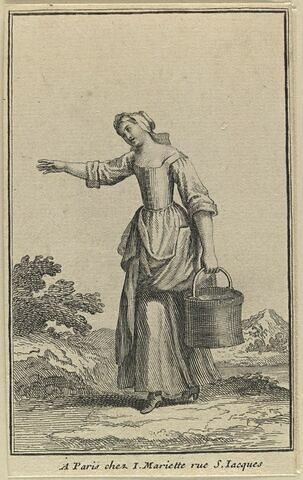 Costumes d'hommes et de femmes de l'époque Louis XIV, image 1/1