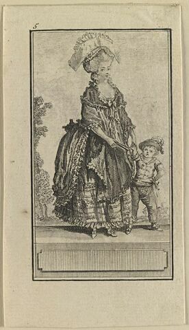 Costumes d'hommes et de femmes de l'époque Louis XVI