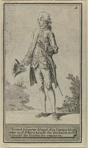 Costumes d'hommes et de femmes de l'époque Louis XVI, image 1/1