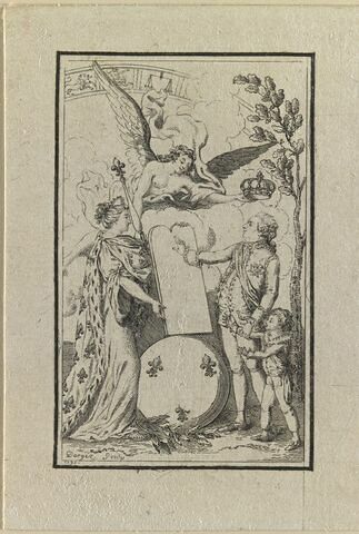 Vignette pour un almanach du XVIIIème siècle
