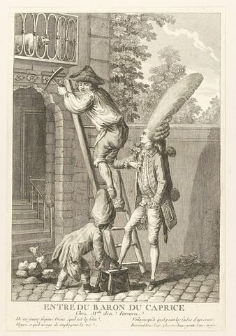 Entrée du Baron du Caprice chez Mlle des Faveurs, image 1/1