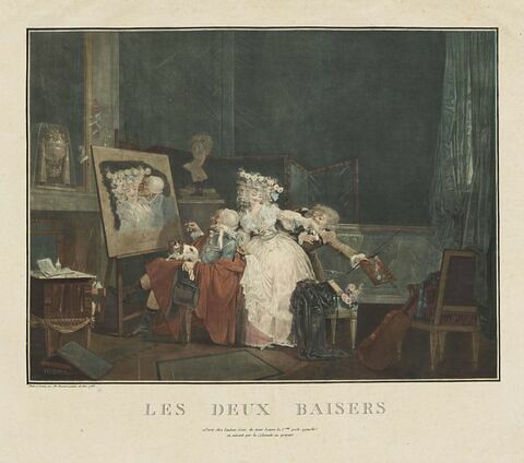 Les deux baisers, image 1/1