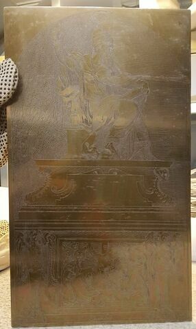 Projet de tombeau pour le Pape Clément VII. (Dans la base un bas-relief représentant l' Ensevelissement du Christ)., image 1/1