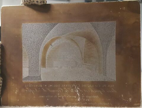 Vue du caveau de l'ancienne église Sainte-Geneviève, dans lequel est déposé le cercueil de Soufflot, image 1/1