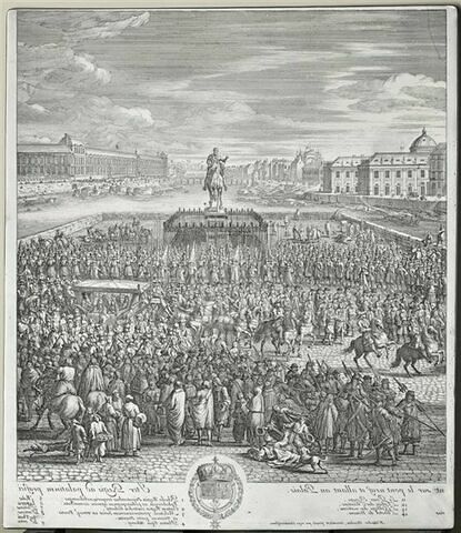 Marche du roi passant sur le Pont-Neuf et allant au palais, image 1/1