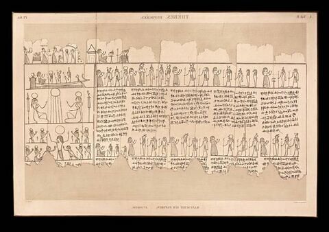 Manuscrit sur papyrus, deuxième partie, image 1/1