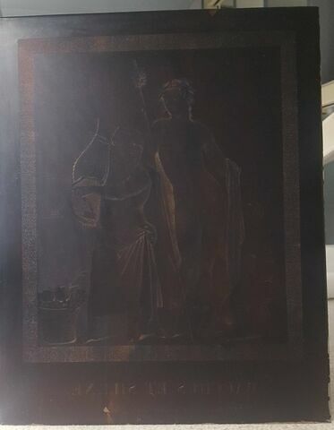 Bacchus et Sirène. Fresque