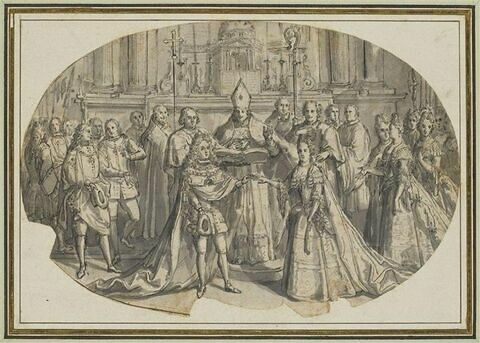 Mariage de Philippe d'Anjou avec l'Infante d'Espagne