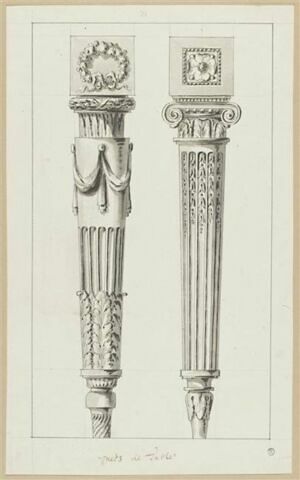 Pieds de table (modèle de), image 1/1