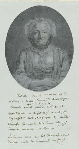 Portrait de Madame de Croisy, carmélite de Compiègne