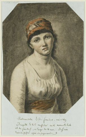 Mademoiselle de Faudoas, décapitée le 14 Messidor, an II à 18 ans, image 1/1