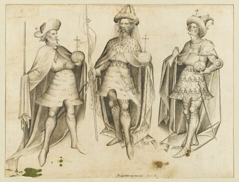 L'empereur Sigismond avec le roi de Bohême et le roi de Hongrie, image 1/1