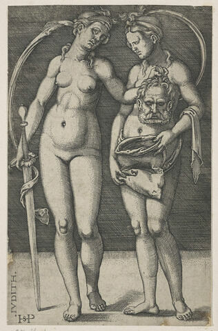 Judith et sa servante debout, image 1/1