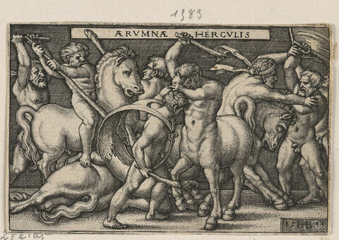Combat d'Hercule et les centaures, image 1/1
