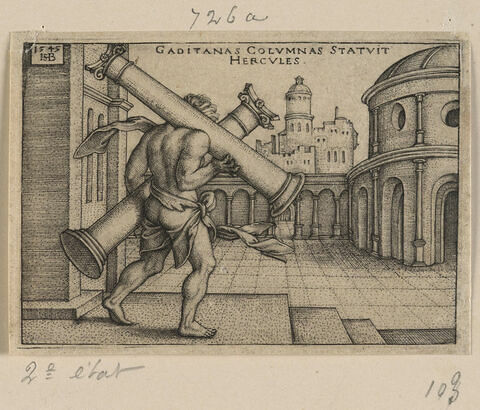 Hercule portant les colonnes