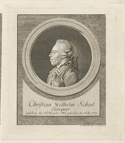 Portrait de Chr.Wilh.Scheel, banquier