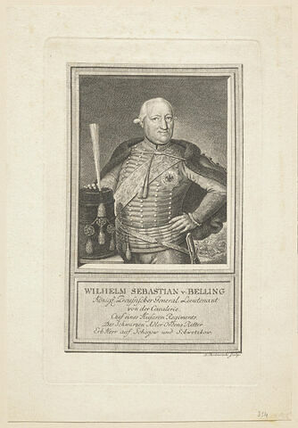 Portrait de Guill.Seb.von Belling, général de cavalerie prussienne, image 1/1