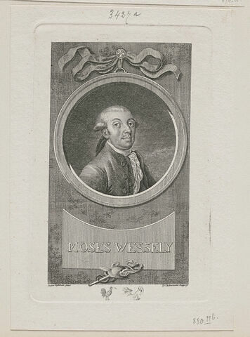 Portrait de Moses Wessely, image 1/1