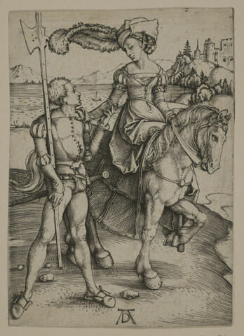 La dame à cheval, image 1/1