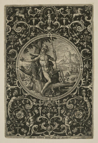Ornement avec médaillon, image 1/1