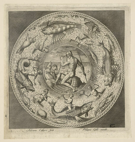 Une des quatre principales divinités de la mer, image 1/1