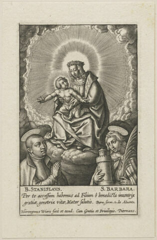 La Vierge couronnée de fleurs, image 1/1
