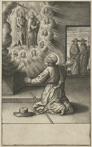 Vie d'Ignace de Loyola : Dieu le Père et Dieu le Fils lui apparaissent, image 1/1