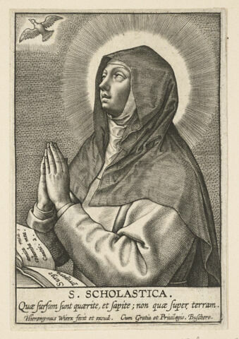 Sainte Scholastique, image 1/1