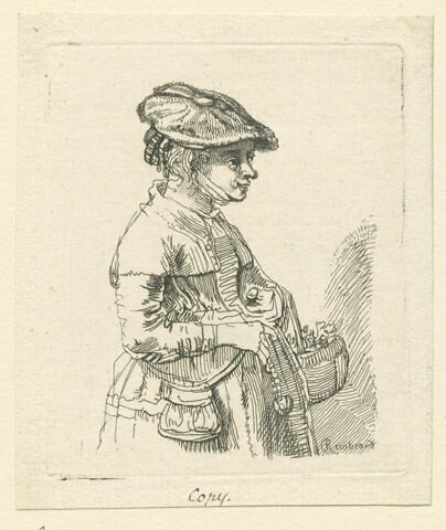 Jeune fille avec panier, image 1/1