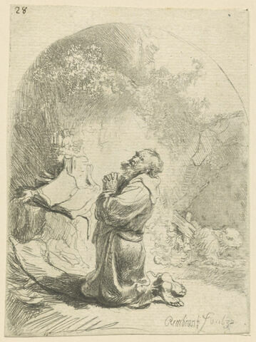 Saint Jérôme en prières, image 1/1
