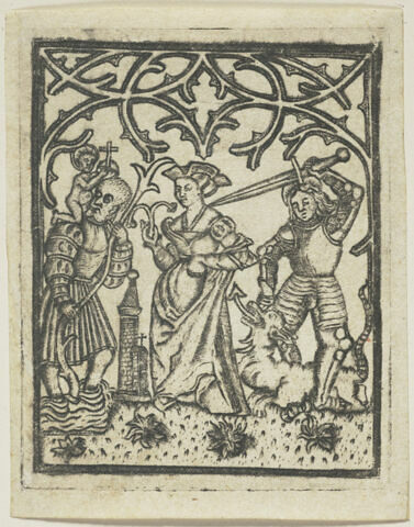 Saint Christophe, Sainte Barbe et Saint Georges, image 1/1