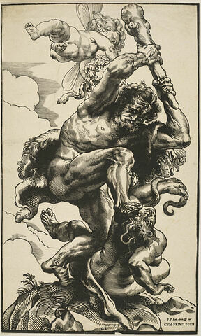 Hercule exterminant la Fureur et la Discorde