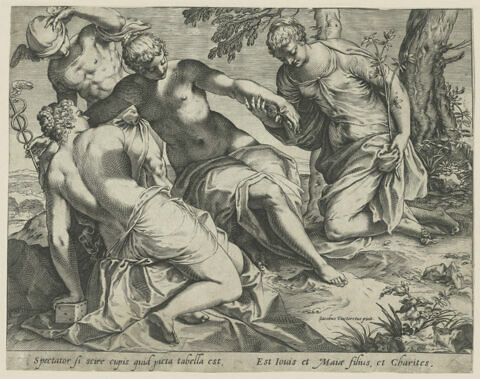 Mercure et les Grâces, image 1/1